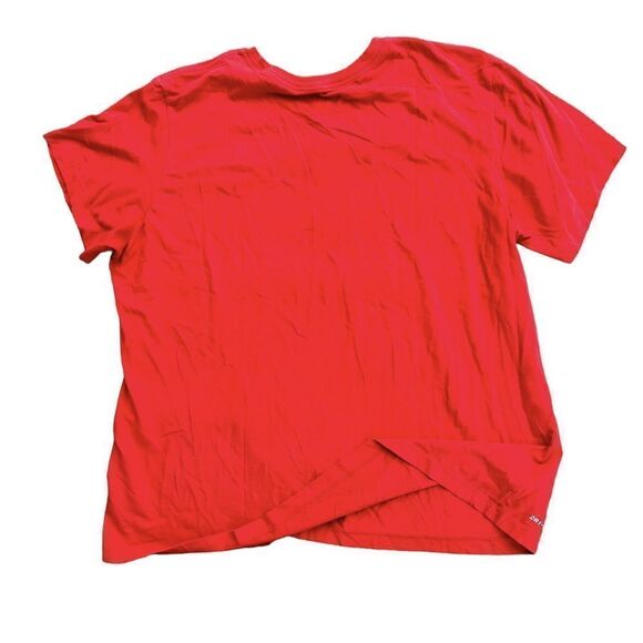 Nike Texas Rangers Shirt 2XL XXL Red Regular Fit Cotton Swoosh Logo MLB Mens - Picture 2 of 4